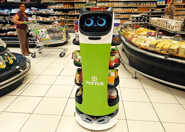 Робот Totti обслужит покупателей перуанского супермаркета Tottus 