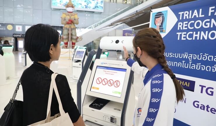 Thai Airways тестирует биометрическую регистрацию в аэропорту Суварнабхуми