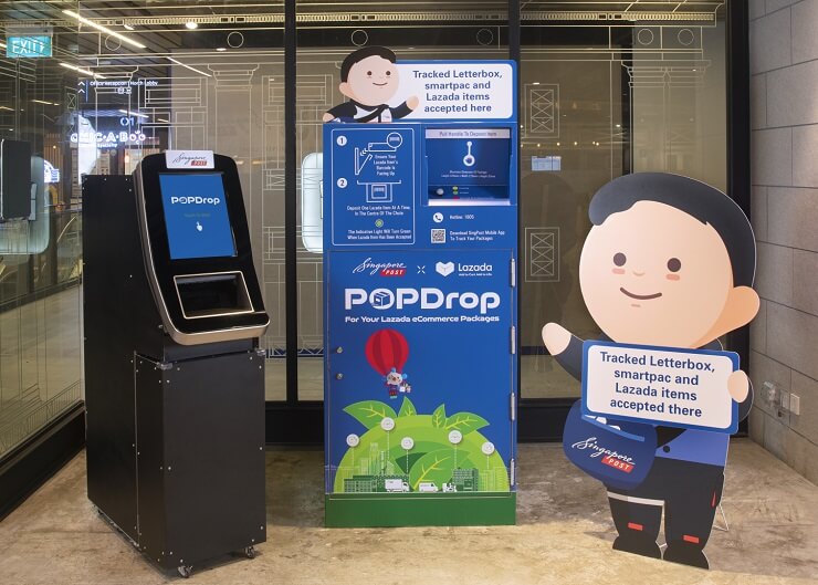SingPost развивает сеть киосков POPDrop для сферы eCommerce
