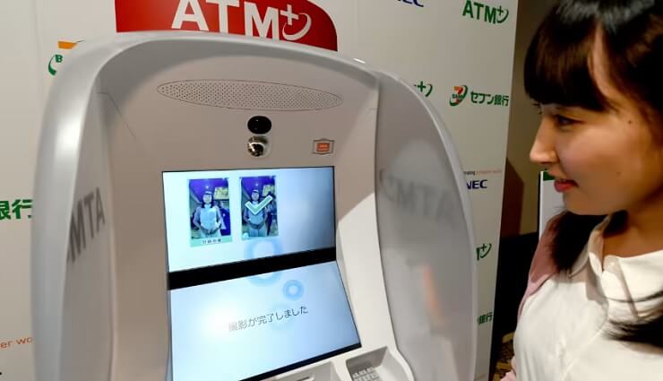 Японский Seven Bank запустит в своих банкоматах функцию распознавания лиц