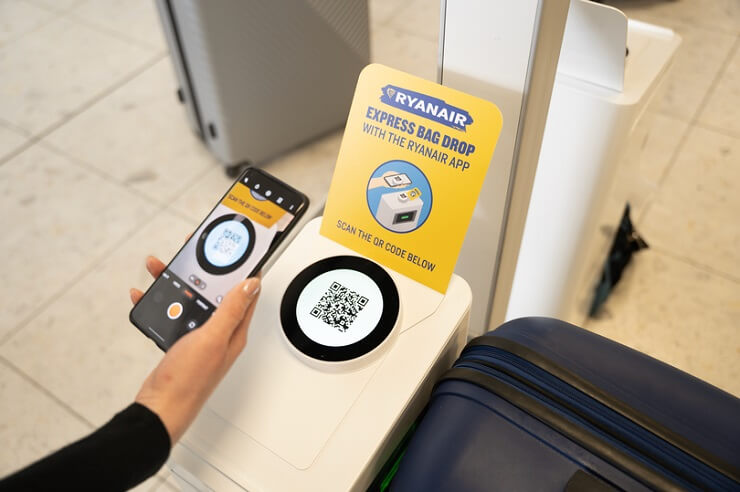 Ryanair установила новые киоски саморегистрации багажа в аэропорту Дублина