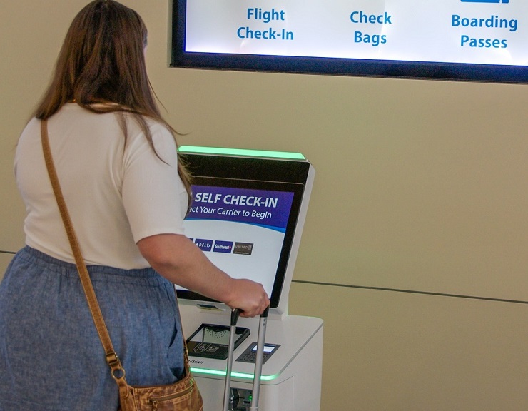В аэропорту Гринвилл-Спартанбург установили киоски саморегистрации