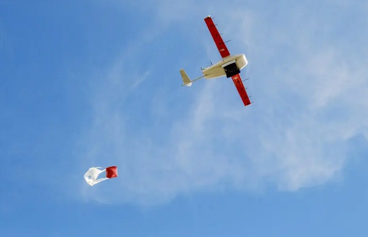 GNC запускает доставку товаров дронами Zipline 