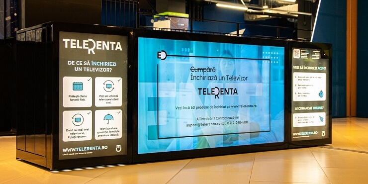 Telerenta запустила в Румынии автомат по аренде телевизоров