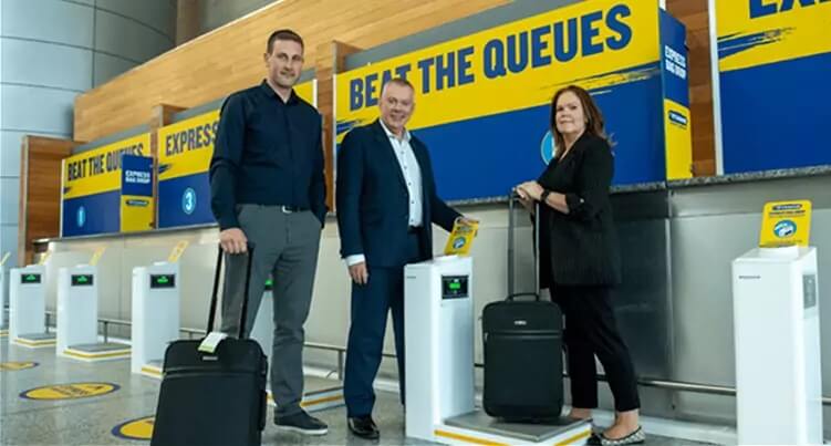 Ирландский аэропорт Корк представил новые киоски саморегистрации багажа Ryanair