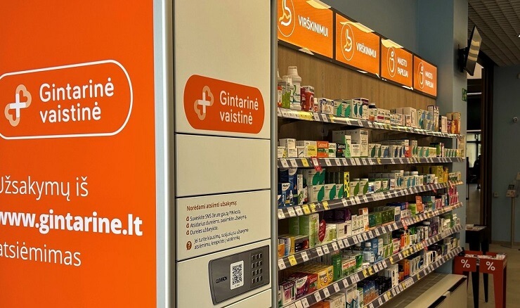 В литовских аптеках установили первые аптекоматы