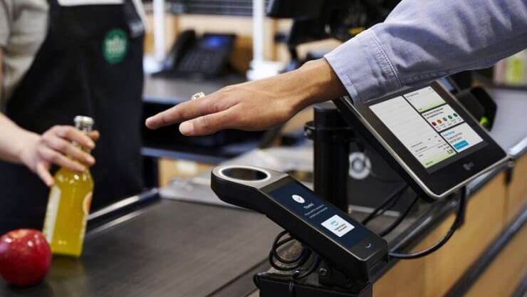 Магазины Whole Foods внедряют технологию сканирования ладоней на кассах