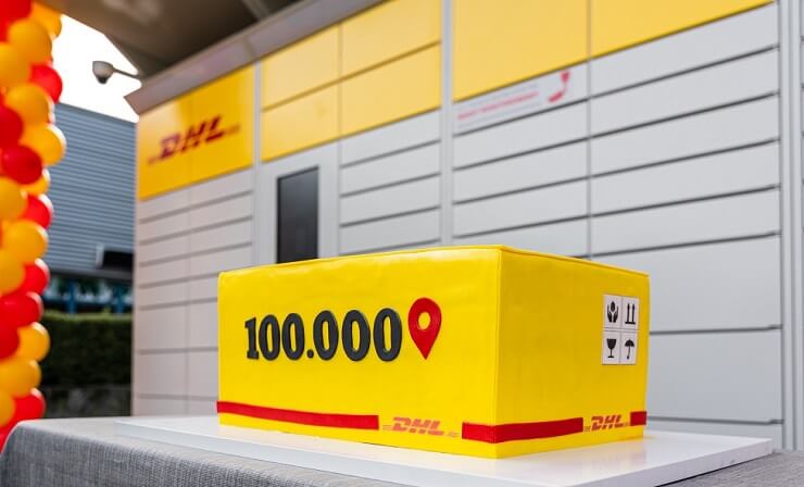 DHL eCommerce открыла свой 100 000 постамат