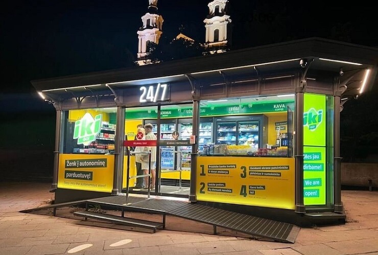 REWE Group открывает автономный магазин IKI GO в Вильнюсе