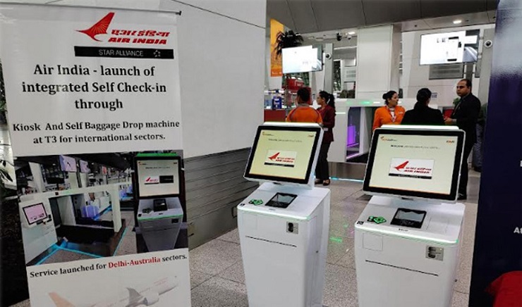 Air India запускает киоски саморегистрации пассажиров и багажа