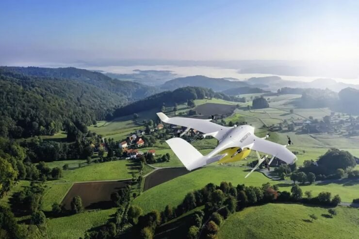 Ритейлер REWE тестирует доставку дронами в сельской местности Германии