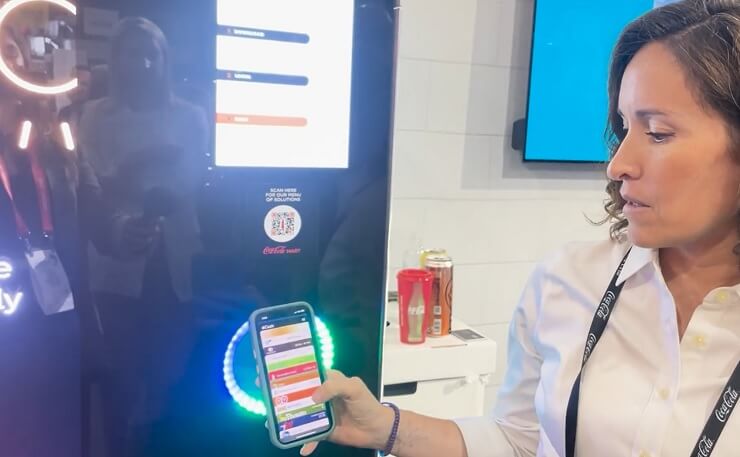 Coca-Cola представила фандомат на базе искусственного интеллекта