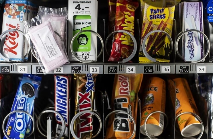 Швейцарские торговые автоматы будут принимать криптовалюту
