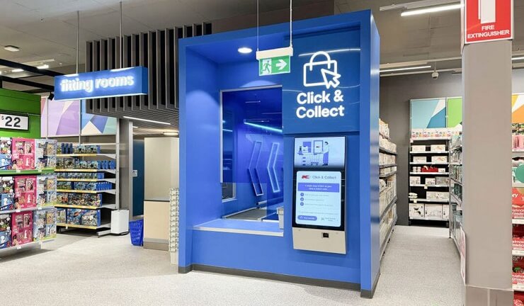 Австралийский ритейлер Kmart тестирует автомат самообслуживания «Click and Collect»