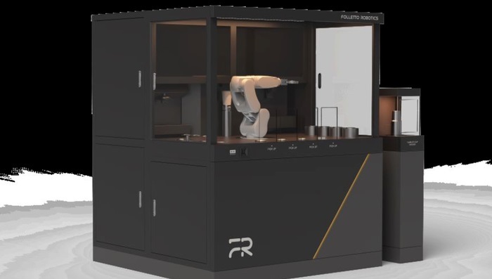 FollettoRobotics представил робота-бариста Cafe Zinho с функцией латте-арт