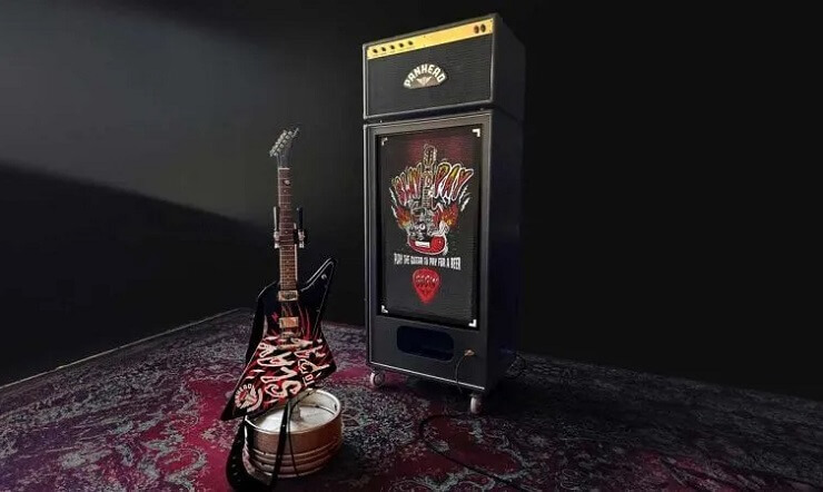 Компания Panhead Custom Ales разработала пивной вендинг автомат для гитаристов
