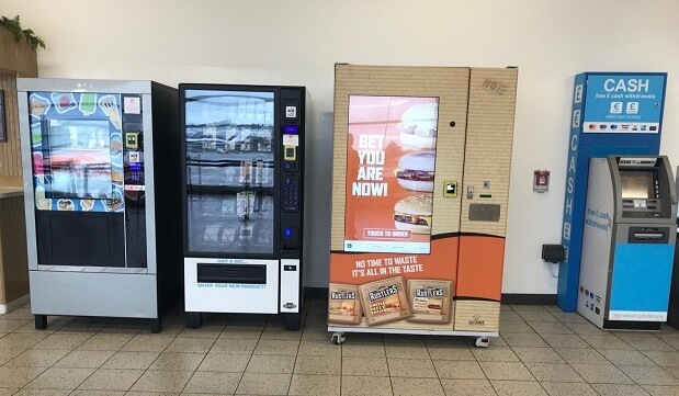 В лондонском аэропорту Лутон установили вендинг автомат Hot Vend