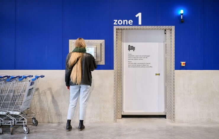 Ikea открыла инновационный локер для выдачи онлайн-заказов в Завентеме