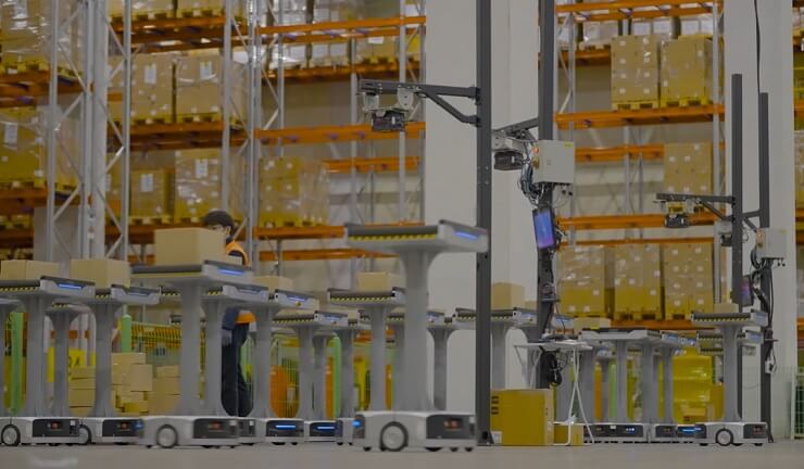 Toll Group повышает эффективность корейских складов с помощью роботов Geekplus
