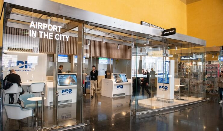Аэропорт Фьюмичино открывает службу регистрации и доставки багажа в центре Рима