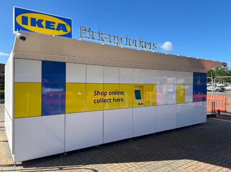 IKEA тестирует постаматы нового поколения в супермаркете Tesco