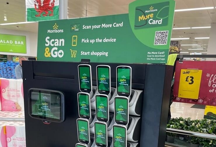 Ритейлер Morrisons тестирует систему «Scan and Go» в шести магазинах