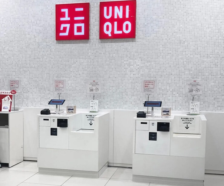 Uniqlo упрощает самостоятельную оплату покупок