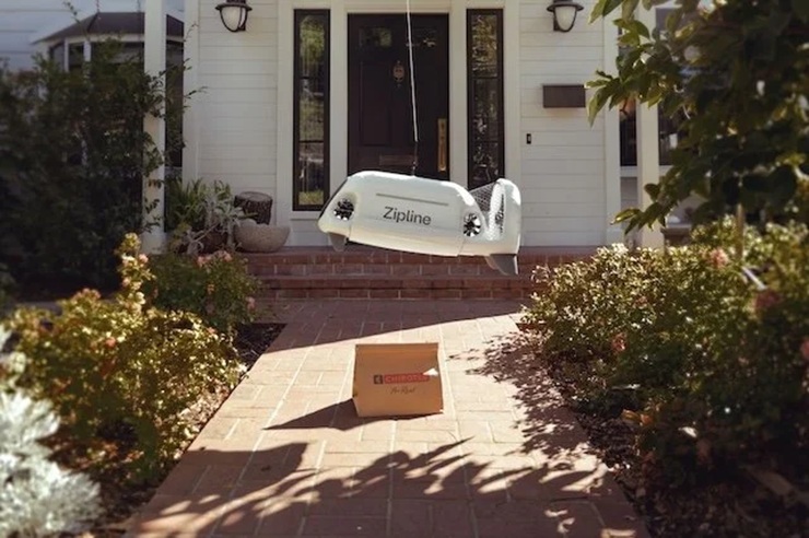 Chipotle и Zipline организуют автономную службу доставки онлайн заказов в Большом Далласе