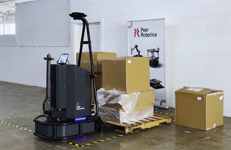 Peer Robotics начал разработку автономных роботов для поддонов