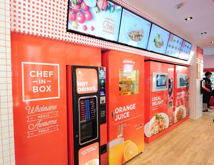 Компания Chef-in-Box преобразила рынок вендинга в Сингапуре