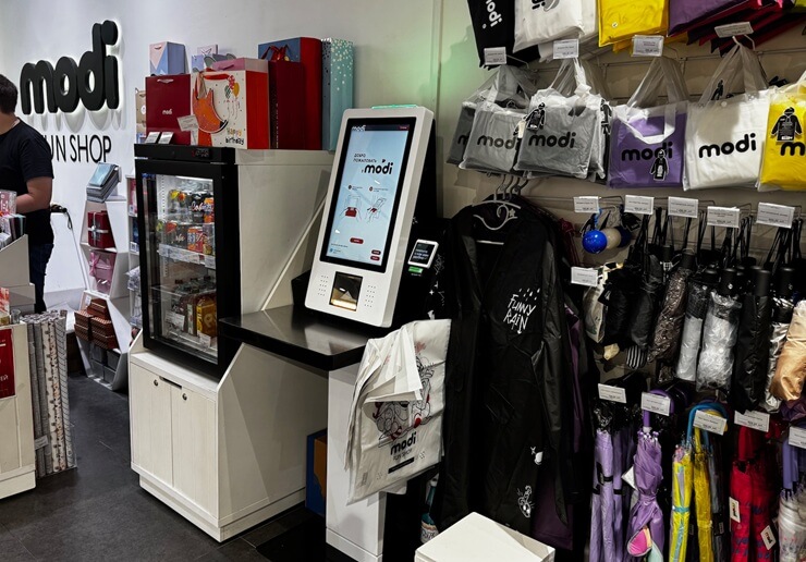 Магазины MODI внедряют кассы самообслуживания от ТАЧПЛАТ
