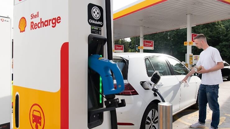 Технология Shell Gas-to-Liquid зарядит электромобиль, менее чем за 10 минут