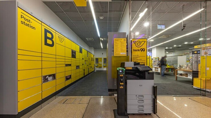 Austrian Post открыла крупнейший постамат на 295 ячеек ​​в Линце