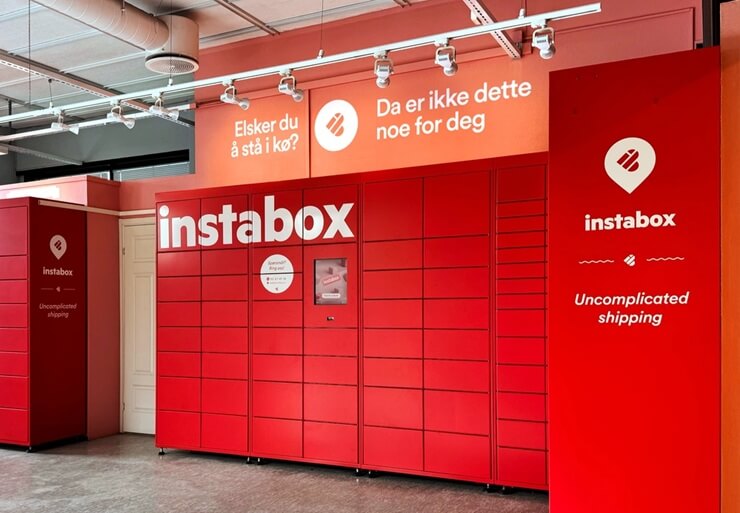 Instabox устанавливает крупнейший постамат в Норвегии