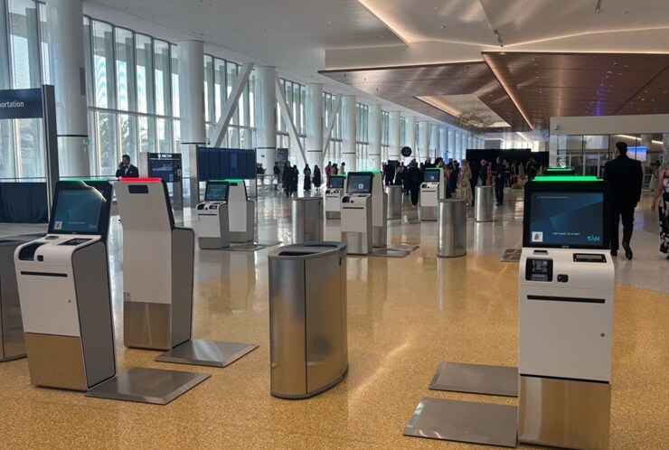 Международный аэропорт Сан-Диего внедрил 66 киосков саморегистрации