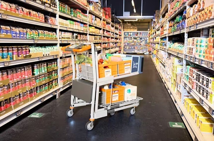 Colruyt запускает в Бельгии умные покупательские тележки на базе ИИ