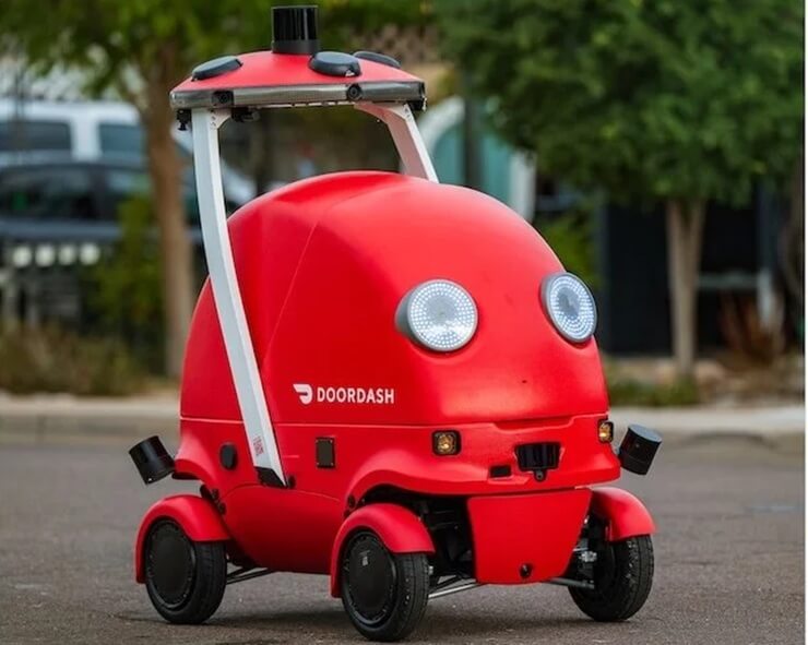 DoorDash представил автономного робота-доставщика Dot
