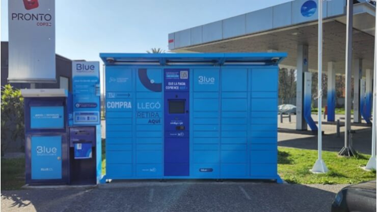 Blue Expressувеличивает сеть постаматов в Чили