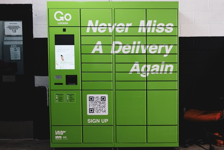 Почтоматы в Нью-Йорке снижают стоимость доставки