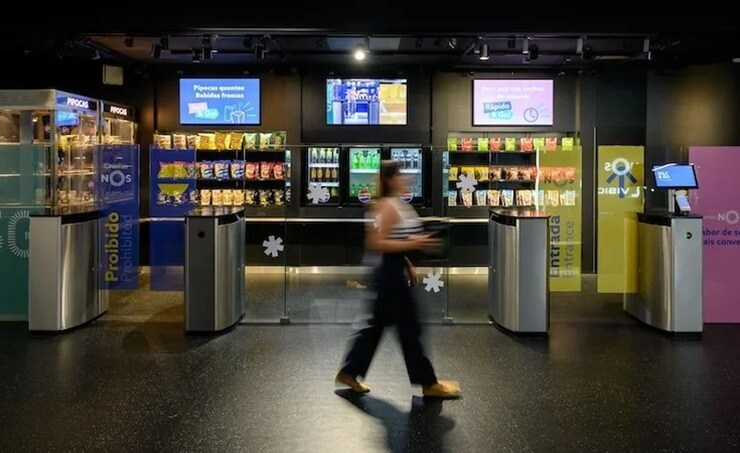 NOS Cinemas тестирует магазин без касс на базе технологии Sensei