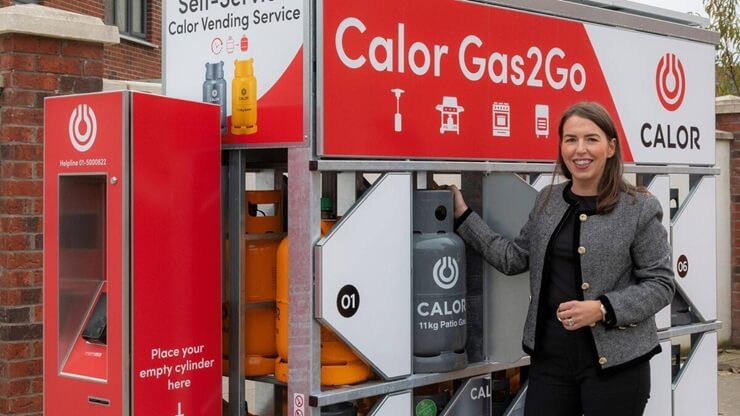 Calor запускает первые в Ирландии торговые автоматы по продаже газовых баллонов