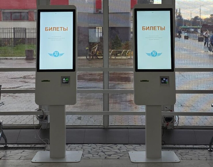 Калининградский автовокзал установил билетные терминалы самообслуживания