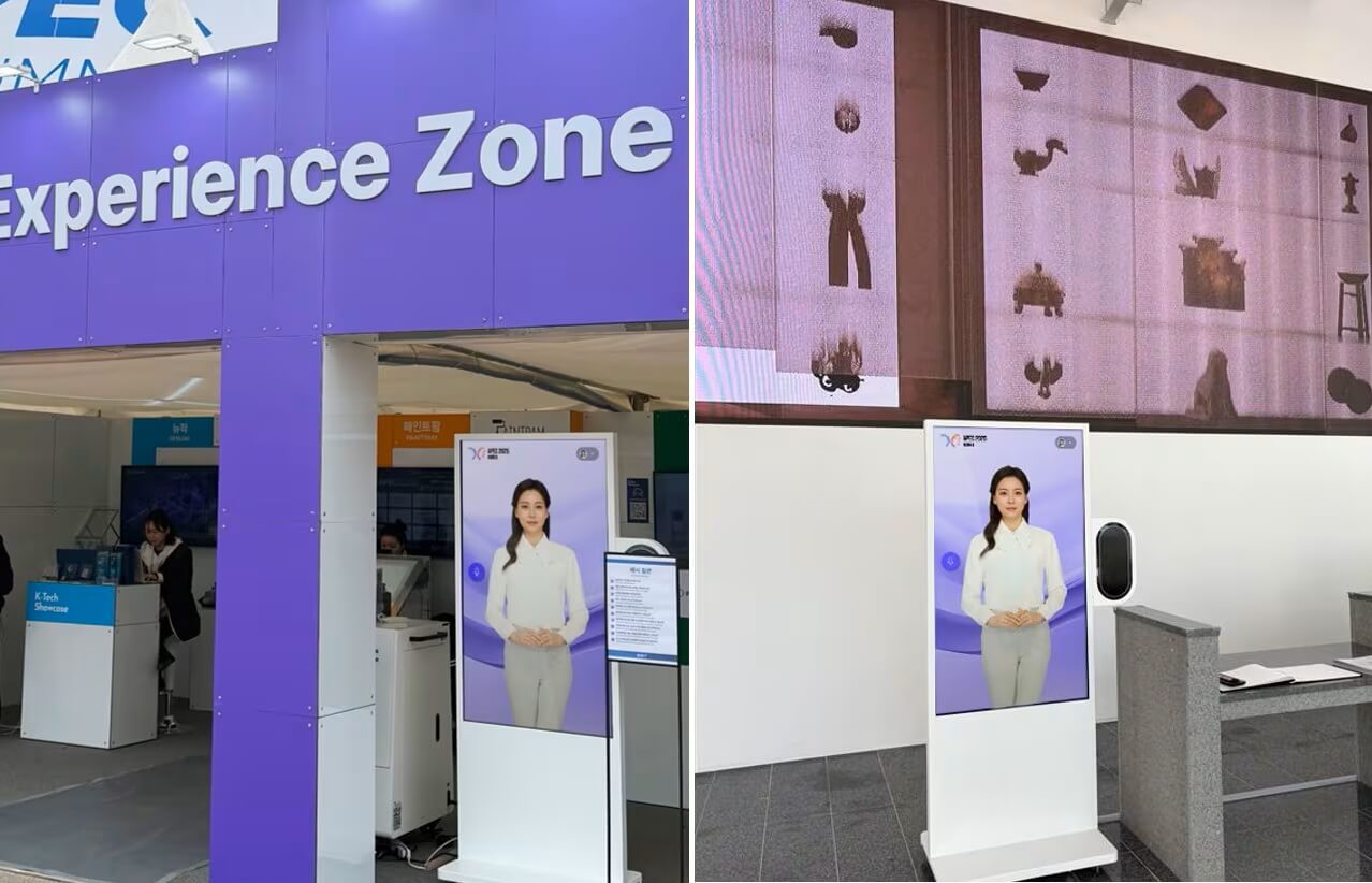 ESTsoft представила киоск Persona AI Human на выставке АТЭС-2025 в Корее