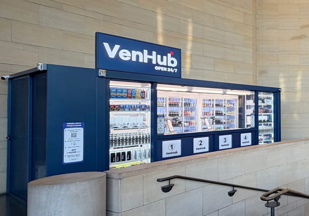 В Лос-Анджелесе открылся новый роботизированный автономный магазин VenHub