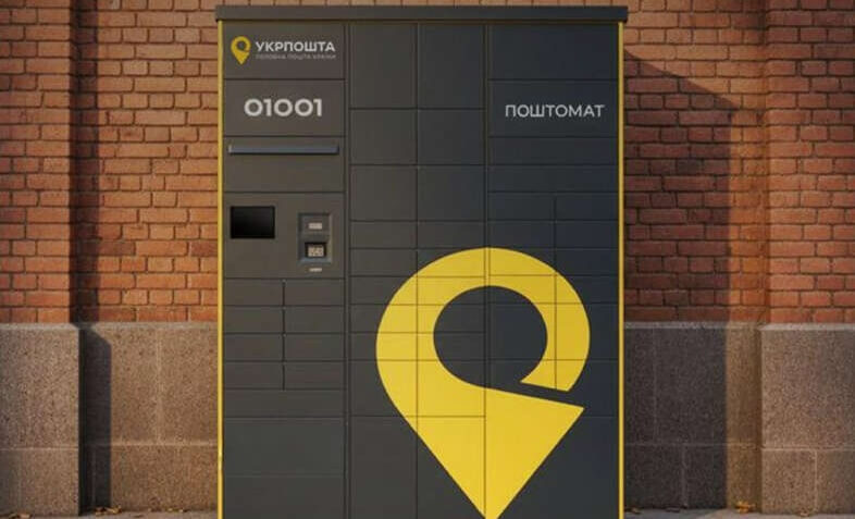 Укрпочта запустила первый фирменный почтомат