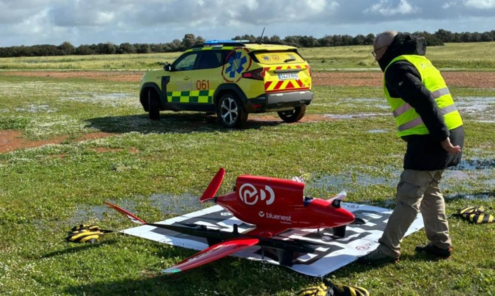 EUREKA тестирует медицинскую доставку дронами на Балеарских островах