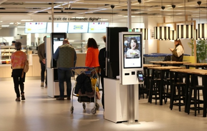 В европейских ресторанах Ikea устанавливают интерактивные киоски 