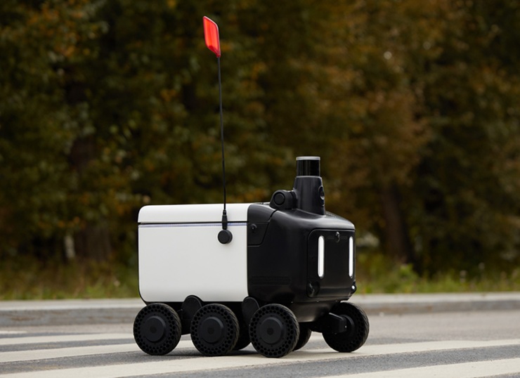 С 2020 года роботы-курьеры Яндекса доставили более 1 млн заказов