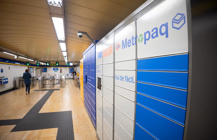 Мадридский метрополитен запускает постаматы на 19 станциях