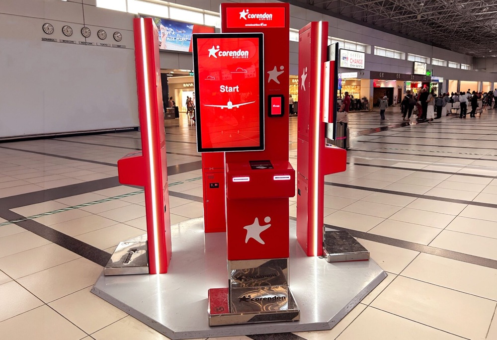 Corendon Airlines установила киоски саморегистрации в аэропортах Анталии, Манчестера и Амстердама